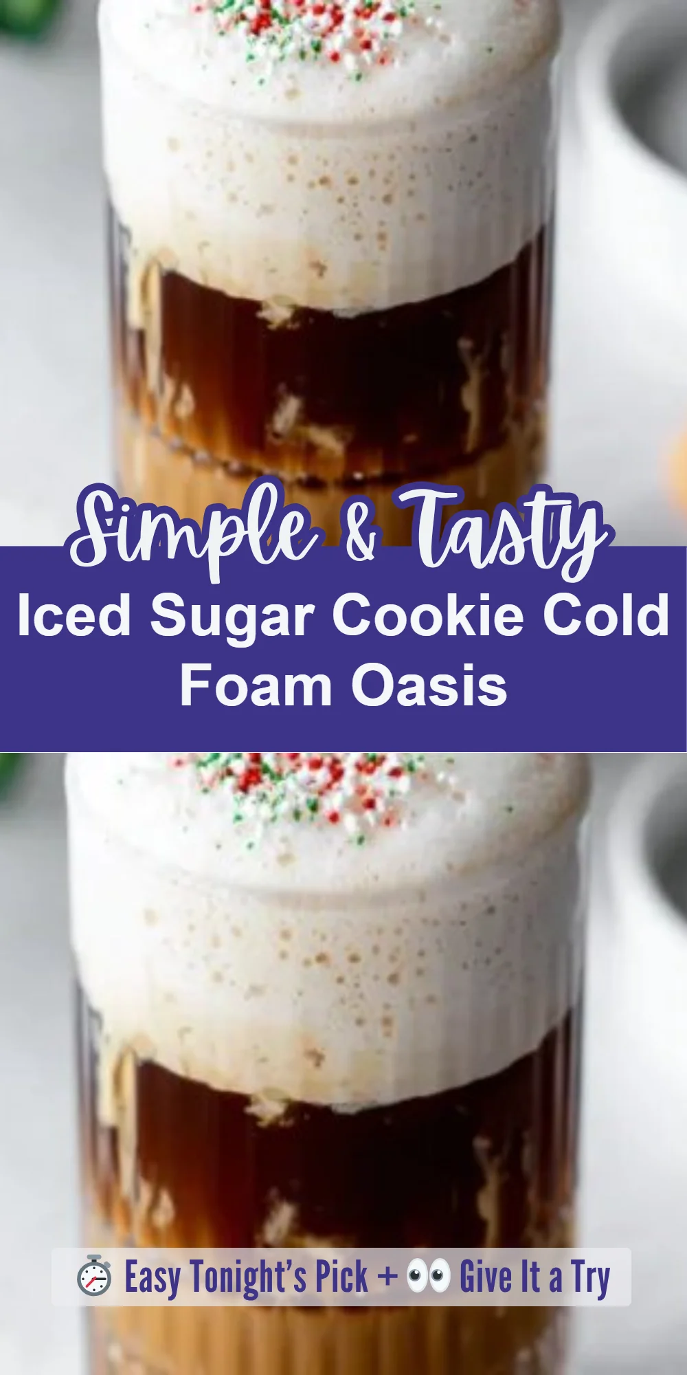 Iced Sugar Cookie Cold Foam Oasis