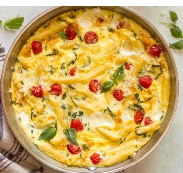 Leftover Pasta Frittata