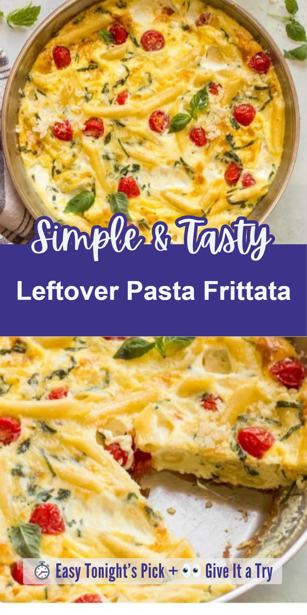 Leftover Pasta Frittata