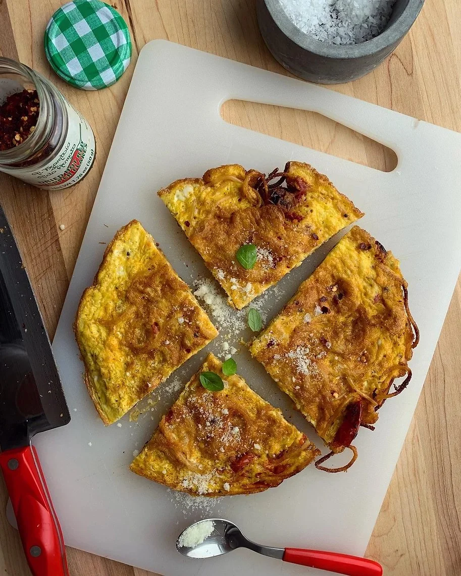 Leftover Pasta Frittata