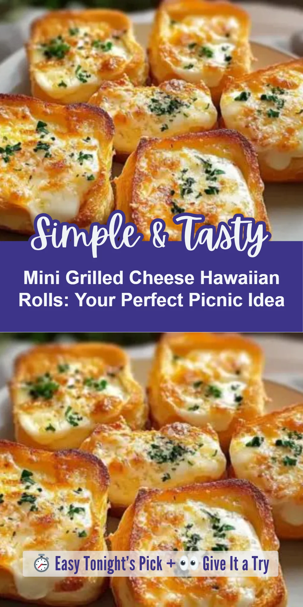 Mini Grilled Cheese Hawaiian Rolls: Your Perfect Picnic Idea