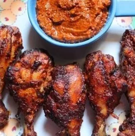 Delicious homemade peri peri chicken recipe inspired by Nando's.