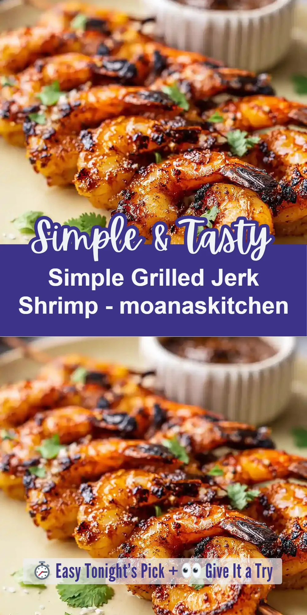 Simple Grilled Jerk Shrimp - moanaskitchen