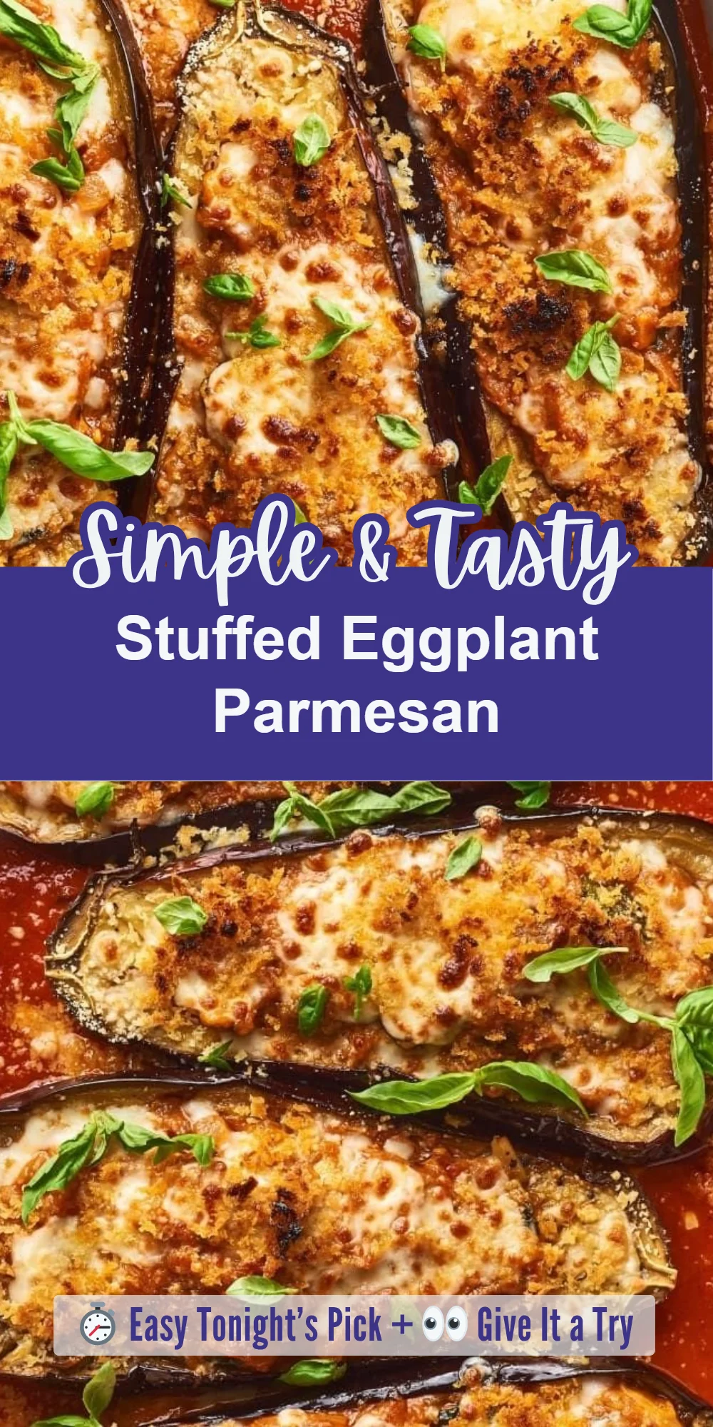 Stuffed Eggplant Parmesan