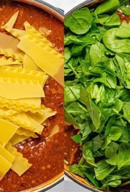 A delicious bowl of vegetarian lasagna soup garnished with fresh herbs and cheese.