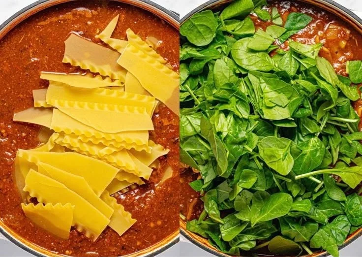Vegetarian Lasagna Soup