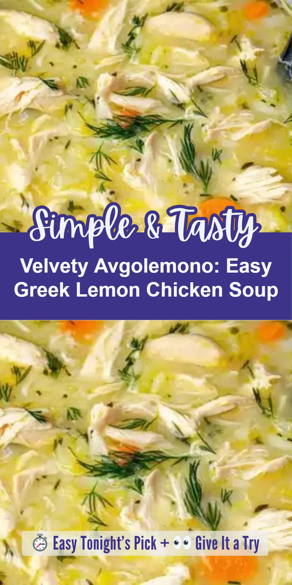 Velvety Avgolemono: Easy Greek Lemon Chicken Soup